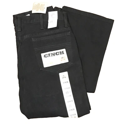 Cinch Men's White Label Cole Relaxed Fit Black Jeans MB96734001 31x38 TALL - Image 1 of 4