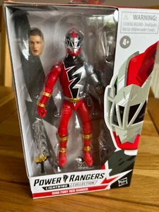 POWER RANGERS Dino Fury Lightning colección Red Ranger con accesorios NUEVO - Imagen 1 de 2