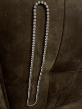 Simulated Diamonds Flawless Steel Chain Top Quality 115 Carat Vvs