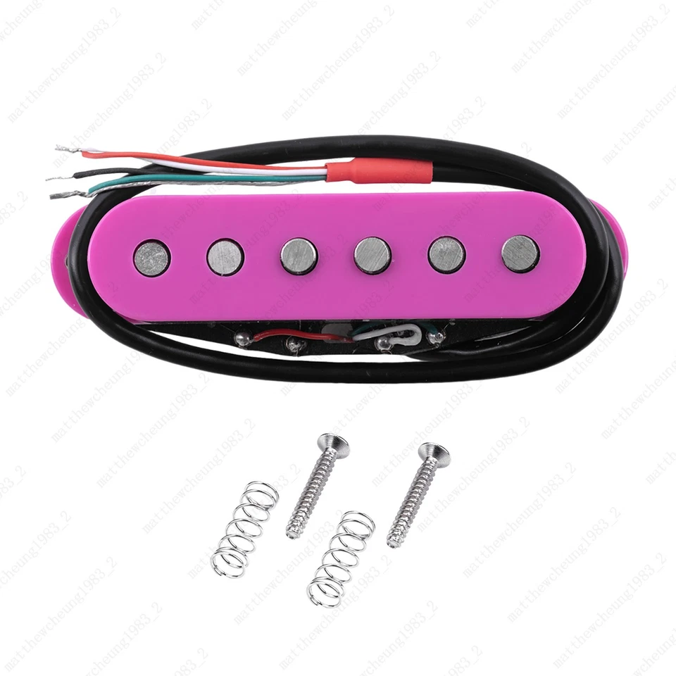 Alnico V Single Coil Stacked pickup for ST/ Stratocaster noiseless style Guitar - Image 1 of 4