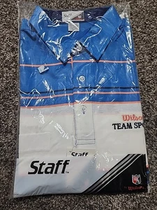 Herren Golfshirt Wilson Staff Vintage Größe L (in orig ungeöffneter Verpackung) weiß/blau - Bild 1 von 7