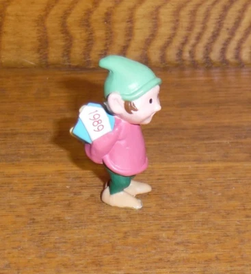 Hallmark 1989 Merry Miniatures Christmas Elf Figurine - 1 1/2" - Image 1 of 2
