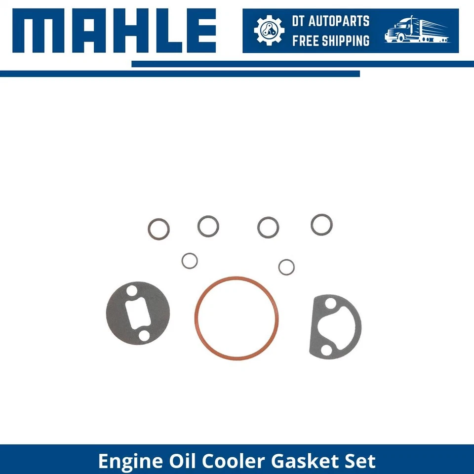 For 1990-1994 Chevrolet S10 Blazer 4.3L V6 Engine Oil Cooler Gasket Set Mahle - Image 1 of 2