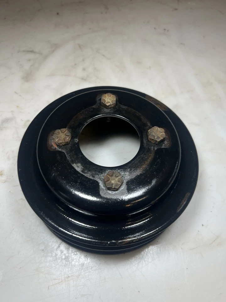 87-97 Ford F250 F350 7,5 L polea de eje de manivela con pernos OEM E7TA6312AB Foto 1 de 4