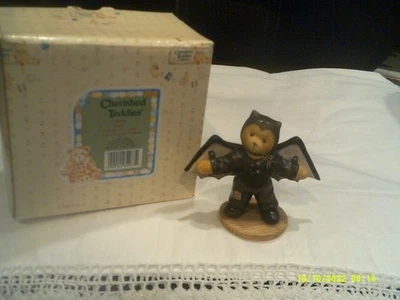Vtg. Cherished Teddies Fig-Barry-I'm Batty Over You-#270016-1997-org box - image 1 of 4