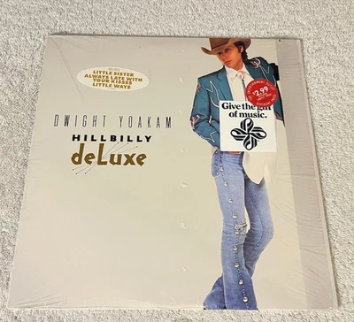 DWIGHT YOAKAM: "Hillbilly DeLuxe": 1987 LP: IN SHRINK WRAP + LYRIC INNER:EX/VG+ - Imagem 1 de 4