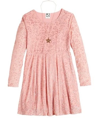 Conjunto de vestido y collar de autoestima para niñas rosa nuevo con etiquetas $50 XL ENVÍO GRATUITO Foto 1 de 4