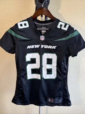 *Número descolorido * Nuevo sin etiquetas Nike On-Field NY Jets Curtis Martin #28 para mujer Foto 1 de 4