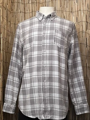 Camisa de franela abotonada FF.LA Five Four Los Angeles para hombre LS-mediana-100 % algodón Foto 1 de 4