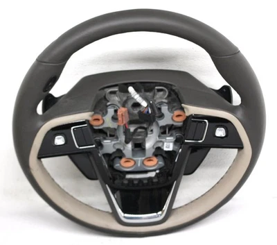 OEM Steering Wheel Base For Lincoln Aviator Brown Leather LC5B-3600-BM3LU4 - Image 1 of 4