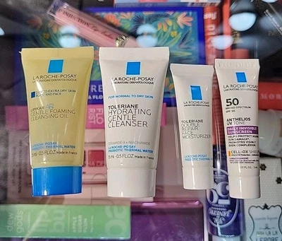 La Roche-Posay Toleriane limpador de espuma e óleo, hidratante facial, FPS 50.  NOVO - Imagem 1 de 4