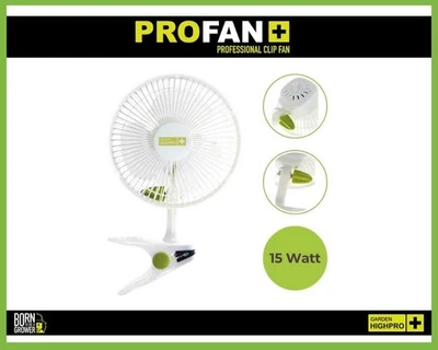 Growventilator Garden HighPro ECO - 15w ProFan Clip Ø 15 cm – GHP für Growzelte - Bild 1 von 4
