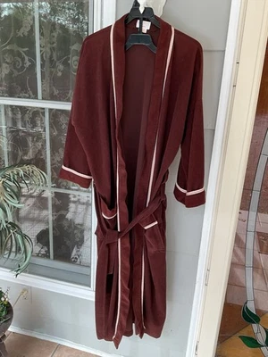 Abrigo de casa marrón vintage ENRO hora de inactividad salón perros talla única para todos Foto 1 de 4