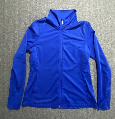 UNDER ARMOUR ROYAL AZUL CREMALLERA COMPLETA MANGA LARGA CUELLO ALTO MUJER ROPA DEPORTIVA TALLA L Foto 1 de 4