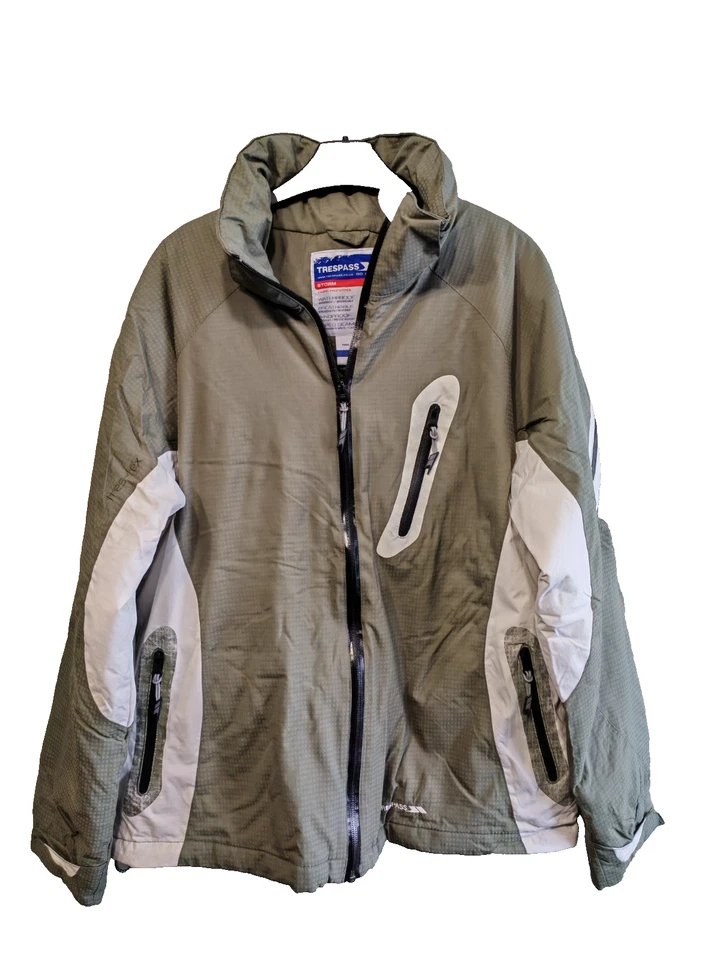 Chaqueta Trespass XL Abrigo Verde Extra Grande Tres-Tex Tormenta Frío Calor Salma Salvia  Foto 1 de 4