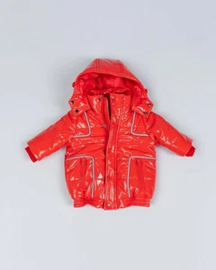 Milano Di Rouge Eli Baby Puffer Coat NEW Size 2T $168 MSRP Red Sold Out - Picture 1 of 8