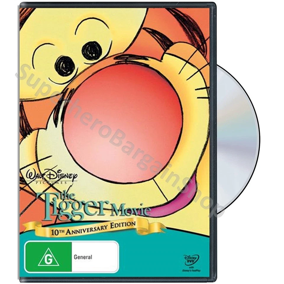 The Tigger Movie (DVD 2010) PAL Region 4 (10th Anniversary Edition) NEW / SEALED - image 1 of 4