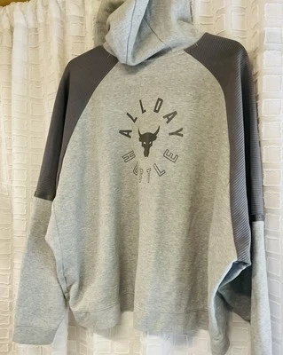 Under Armour Women's All Day Hustle Hoodie Gray Sz L B56 - Image 1 of 4