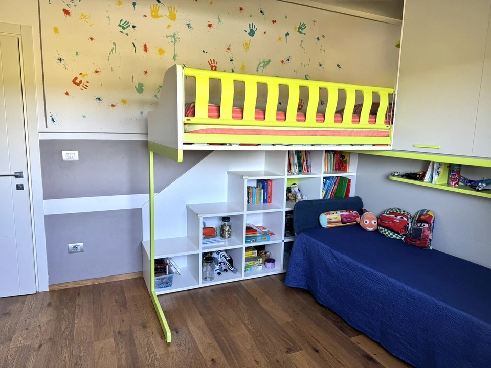 Cameretta bambini soppalco Moretti compact - Immagine 1 di 4