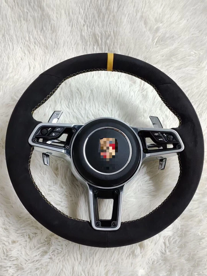 Porsche Alcantara Steering Wheel 911 718 Cayman Boxster Cayenne Macan Foto 1 de 1