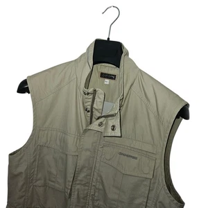 Men's CRAGHOPPERS Premium Khaki MESH Lined FISHING Jacket Size M-L *VGC* - Picture 1 of 10