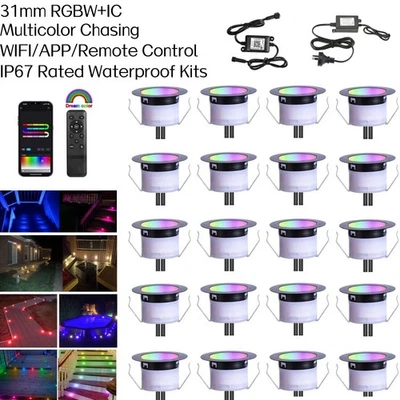 31mm WIFI APP LED Light Deck/Decking/Plinth/Kickboard/Recessed/Kitchen - RGBW+IC - image 1 of 4