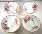 6 ROYAL ALBERT English AMERICAN BEAUTY Hard To Find CEREAL BOWLS 6 1/4" EXC!!