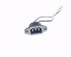 Kaltgerätestecker C14 Einbau / Lötverbindung / Schraub / Kabel (1) - Bild 1 von 3