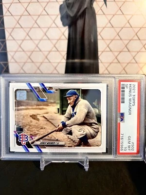 ⭐️ TARJETA HONUS WAGNER 2021 TOPPS #502 PSA 10 GEMA COMO NUEVA SP 🔥 Foto 1 de 2