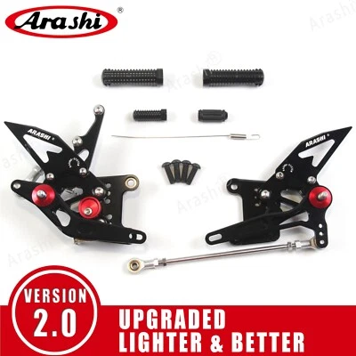 Racing Footrest Rearsets Foot Pegs For Triumph Daytona T595 T509 955i 1997-2005 - Image 1 of 4