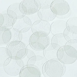 Crystal Clear Crackle Mosaic Sequin Round 30mm Couture Paillettes - Picture 1 of 2