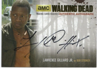 Walking Dead Season 4 Part 2 GOLD Auto LG2 Lawrence Gilliard Jr Bob Stookey - Image 1 of 3