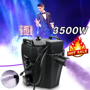 Dry Ice Fog Machine 3500W Low Lying Fog Machine Stage Party Effect Wedding Event - Picture 1 of 10
