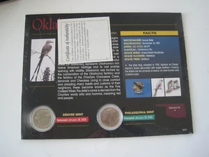 The American Historic Colorized State Quarters New/ Shrink Wrap Oklahoma 2008 - Picture 1 of 3