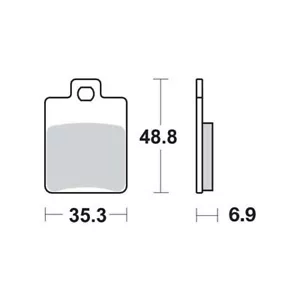 LUCAS MCB695EC Brake Pad Set, disc brake OE REPLACEMENT XX204 50097A - Picture 1 of 6