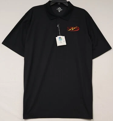 LECS Electrical Contractors ~ Polo Para Hombre XL Negro de Tri-Mountain Foto 1 de 4