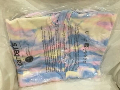 Nuevo Pijama Carter's Niños Niñas 1 Pieza Tie Dye Polar Footie Muchas Tallas Foto 1 de 4