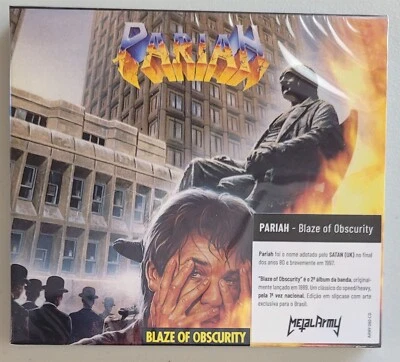 Pariah Blaze Of Obscurity CD new Brazil press slipcase - Image 1 of 2