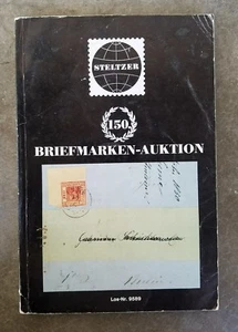 150 Steltzer Briefmarken-Auktion 1980s Vintage German Stamp Auction Book 9589 - Picture 1 of 5