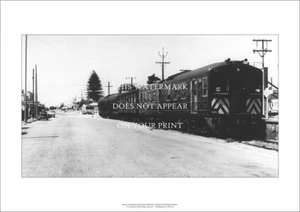 South Aust Railways Red Hen Railcar A3 Art Print – Grange – 42 x 29 cm Poster - Picture 1 of 3