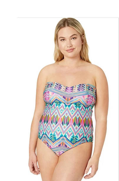 Kenneth Cole Reaction Bandeau Women`s Plus Size 1x 10411