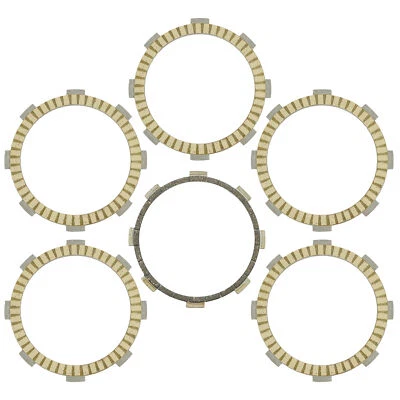Clutch Friction Plates Kit for Kawasaki KMX125 KMX125-A A12 A13 A14 1999 - 2001 - Image 1 of 4