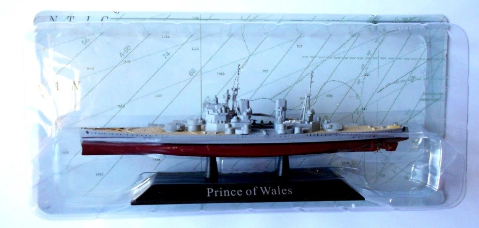  DIE CAST NAVI DA GUERRA  - PRINCE OF WALES  - SCALA 1/1250 DEAGOSTINI [70] - Immagine 1 di 1