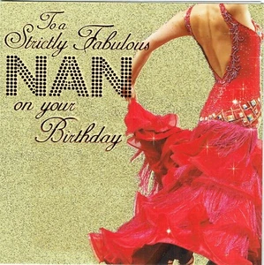 FABELHAFTE NAN GEBURTSTAGSKARTE - STRENG KOMM TANZEN Design - Bild 1 von 2