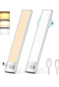 Luce A Led Con Sensore Di Movimento 3 Tonalità 22cm⭐️Nuovo⭐️ - Foto 1 di 7
