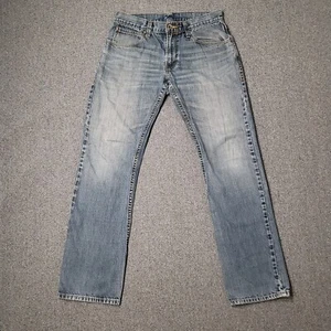 Levis 701 S Jeans Mens 32x33 Slim Straight Fit Medium Wash Denim Jeans - Picture 1 of 17
