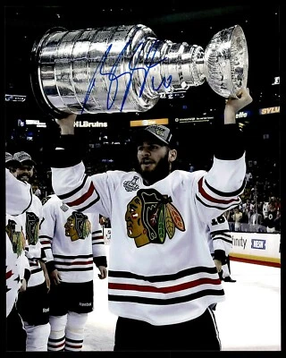BRANDON SAAD SIGNED 8X10 PHOTO - CHICAGO BLACKHAWKS - Image 1 of 2