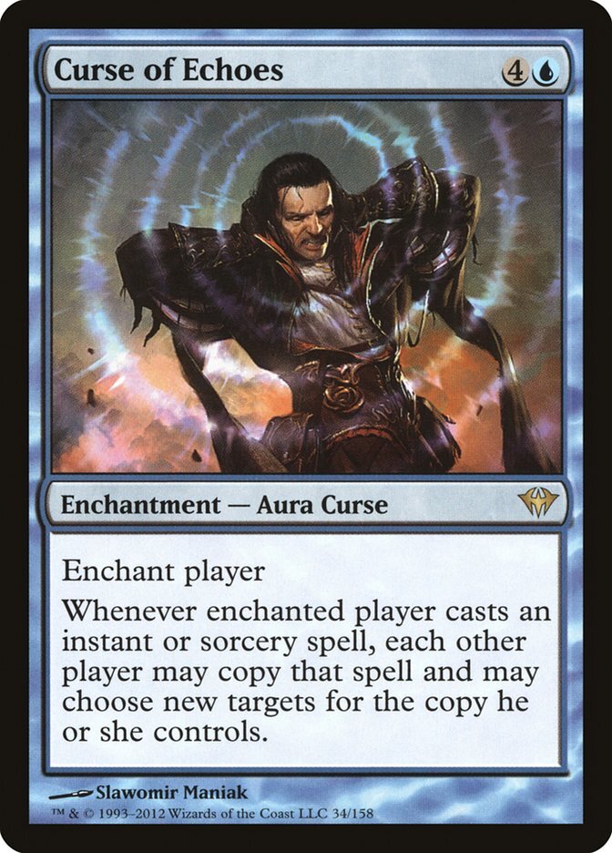 Curse of Echoes 2x FOIL DKA MTG Dark Ascension Rare 1 MT 1 NM blue Curse of Echoes 2x FOIL DKA MTG Dark Ascension Rare 1 MT 1 NM blue