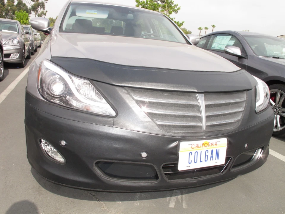 Sujetador máscara frontal Colgan 2 piezas se adapta a Hyundai Genesis Sedán 2012 con licencia Foto 1 de 2