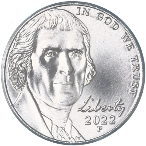 2022 P Jefferson Nickel Choice BU US Coin Cover